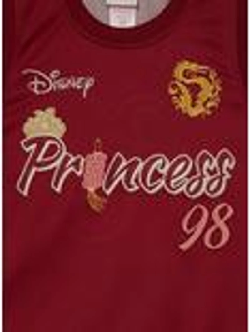 Disney Mulan Embroidered Women's Plus Cropped Basketball Jersey — BoxLunch Exclusive