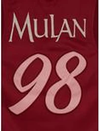 Disney Mulan Embroidered Women's Plus Cropped Basketball Jersey — BoxLunch Exclusive