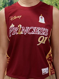 Disney Beauty and the Beast Belle Women's Cropped Basketball Jersey — BoxLunch Exclusive