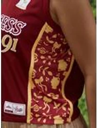 Disney Beauty and the Beast Belle Women's Cropped Basketball Jersey — BoxLunch Exclusive