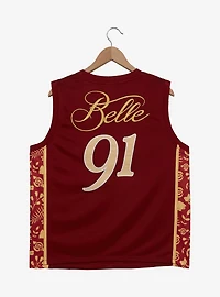 Disney Beauty and the Beast Belle Women's Plus Cropped Basketball Jersey — BoxLunch Exclusive