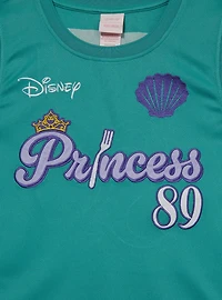 Disney The Little Mermaid Ariel Embroidered Women's Plus Cropped Basketball Jersey — BoxLunch Exclusive