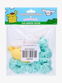 Sanrio Pompompurin & Cinnamoroll Plush Rearview Mirror Cover