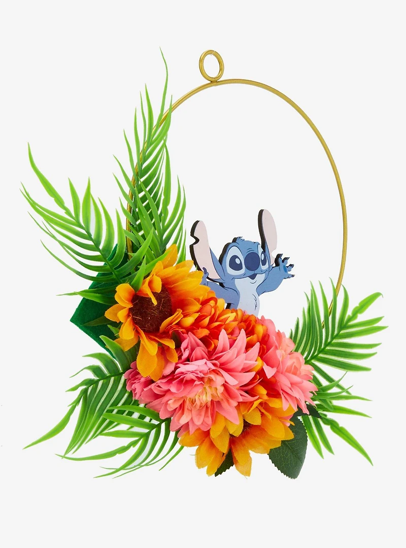 Disney Lilo & Stitch Floral Stitch Wreath - BoxLunch Exclusive