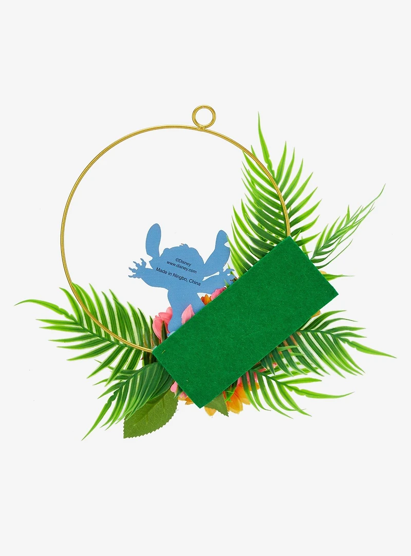 Disney Lilo & Stitch Floral Stitch Wreath - BoxLunch Exclusive