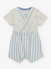 Disney Winnie the Pooh Eeyore and Friends Striped Infant Overall Shirt Set - BoxLunch Exclusive