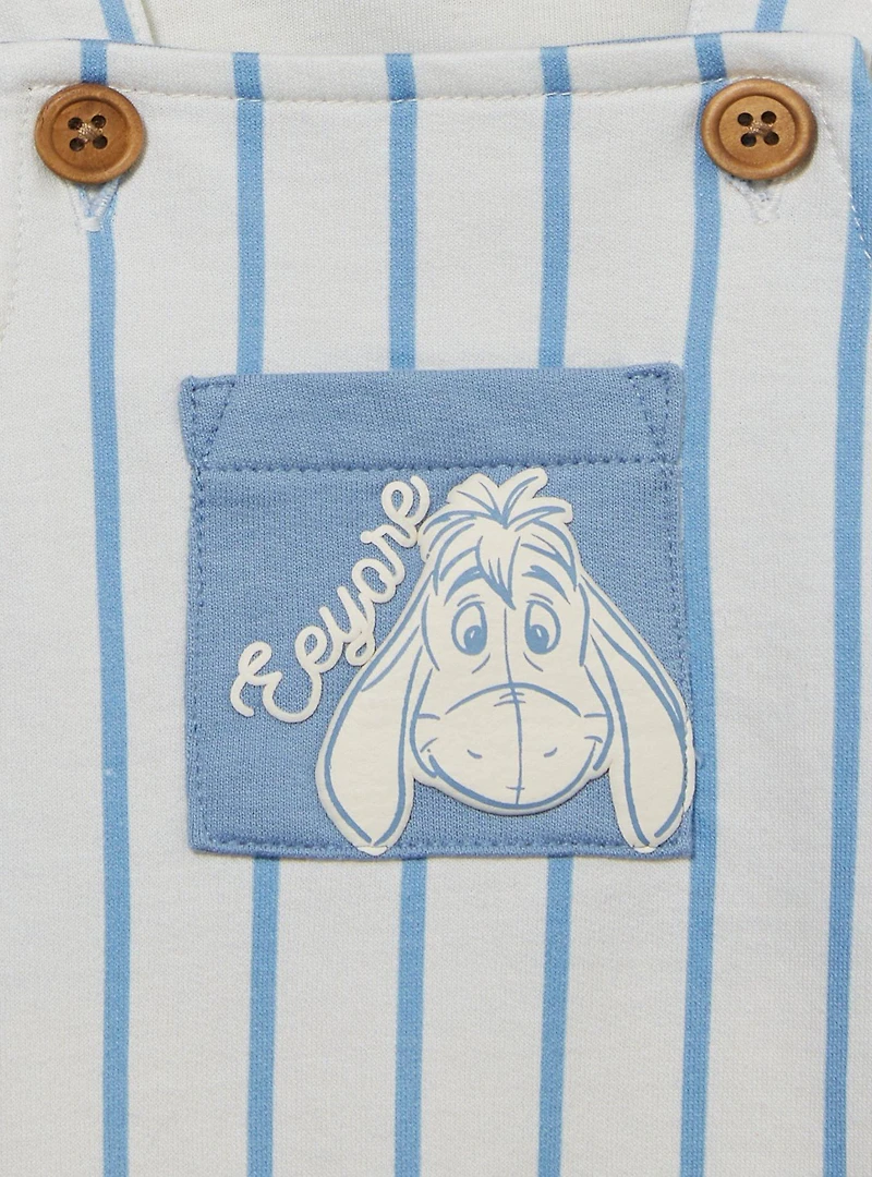 Disney Winnie the Pooh Eeyore and Friends Striped Infant Overall Shirt Set - BoxLunch Exclusive