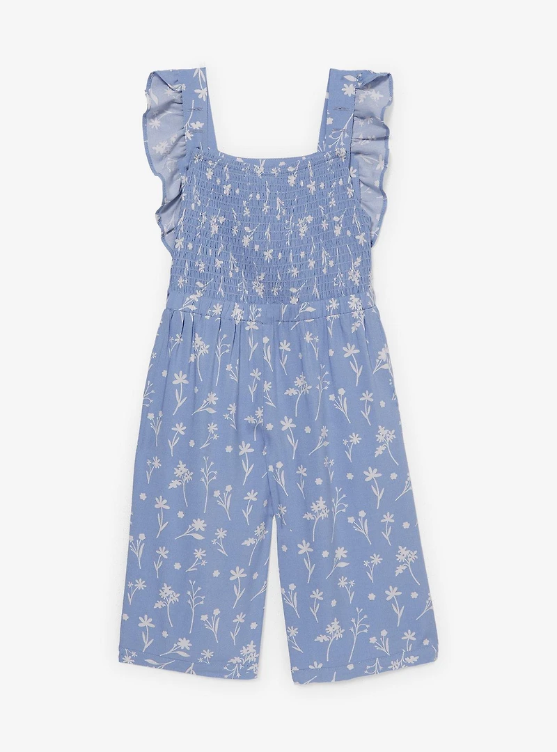 Disney Winnie the Pooh Piglet & Bear Floral Toddler Ruffle Romper - BoxLunch Exclusive