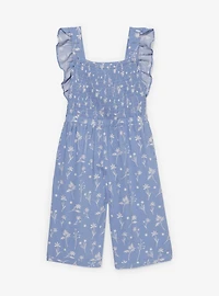 Disney Winnie the Pooh Piglet & Bear Floral Toddler Ruffle Romper - BoxLunch Exclusive