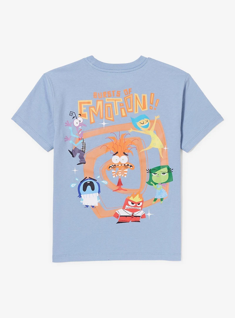 Disney Pixar Inside Out 2 Emotions Blue Youth T-Shirt