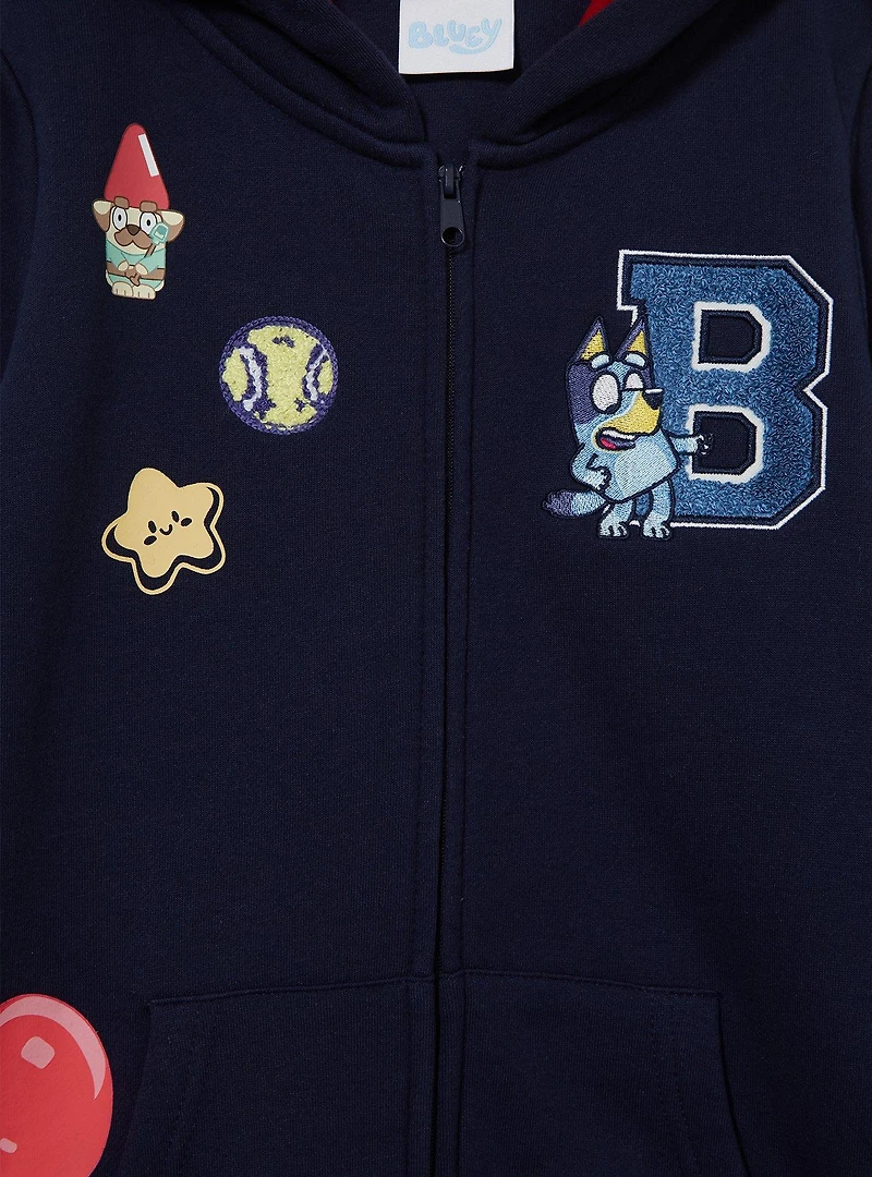 Bluey Icons Youth Zippered Hoodie