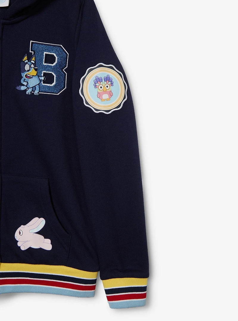 Bluey Icons Youth Zippered Hoodie