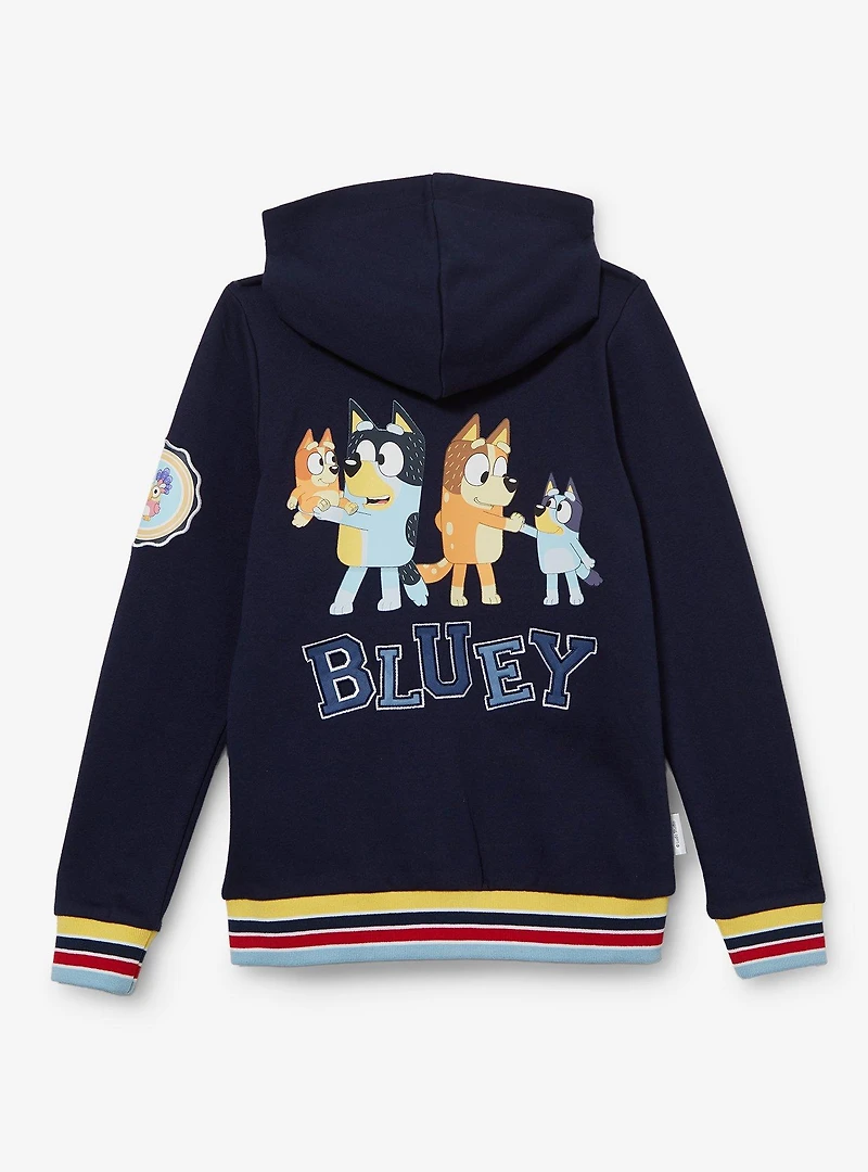 Bluey Icons Youth Zippered Hoodie