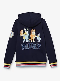 Bluey Icons Youth Zippered Hoodie
