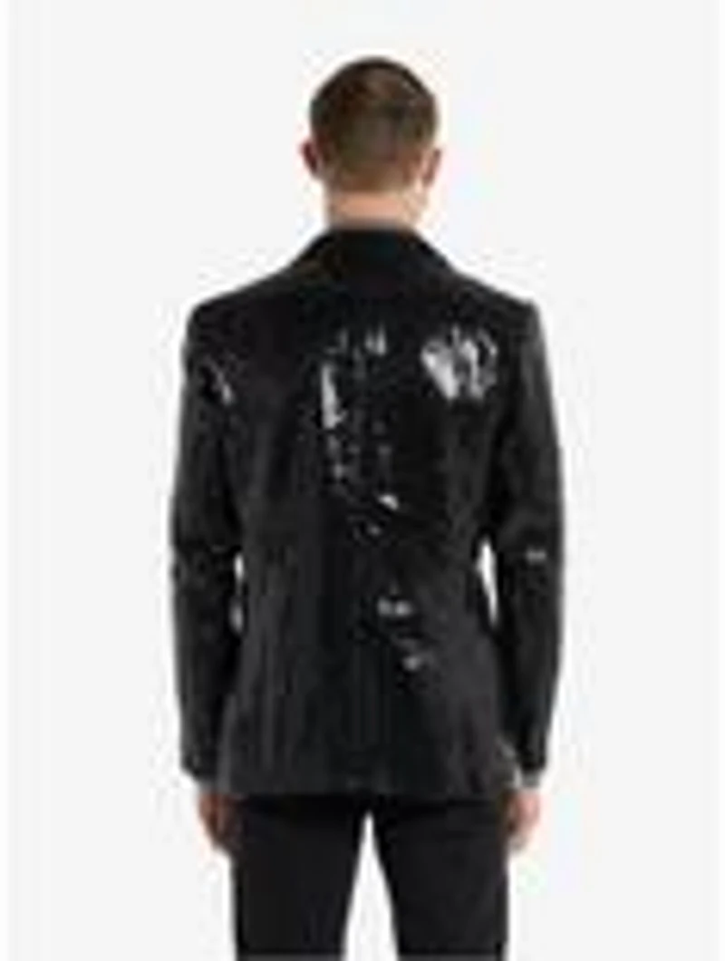 Sequins Black Blazer