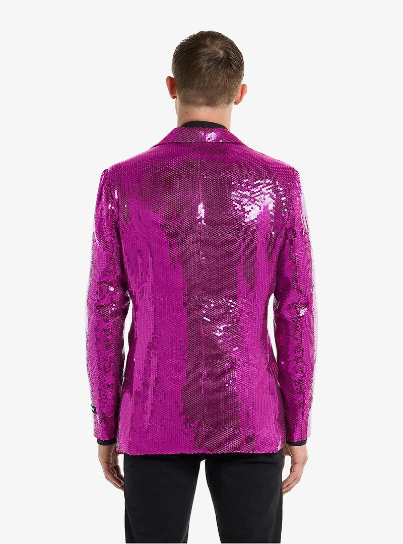 Sequins Pink Blazer