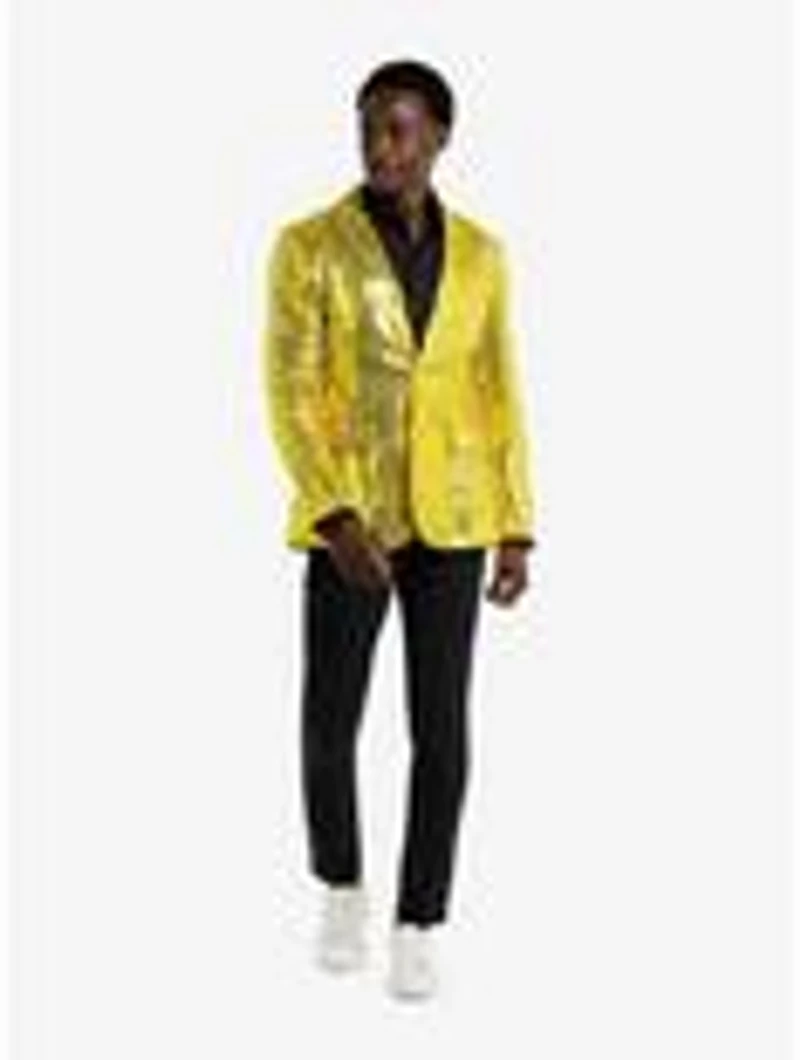 Sequins Yellow Blazer