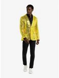 Sequins Yellow Blazer