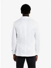 Sequins White Blazer