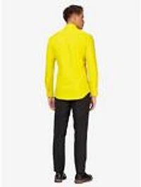 Yellow Fellow Long Sleeve Button-Up Shirt