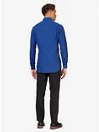 Navy Royale Long Sleeve Button-Up Shirt