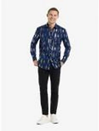 Teriffic Trees Long Sleeve Button-Up Shirt