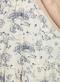 Disney Winnie the Pooh Hundred Acre Wood Smock Plus Midi Dress