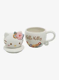 Sanrio Hello Kitty Floral Mug with Lid — BoxLunch Exclusive