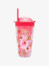 Strawberry Shortcake Confetti Carnival Cup with Snack Dome Lid