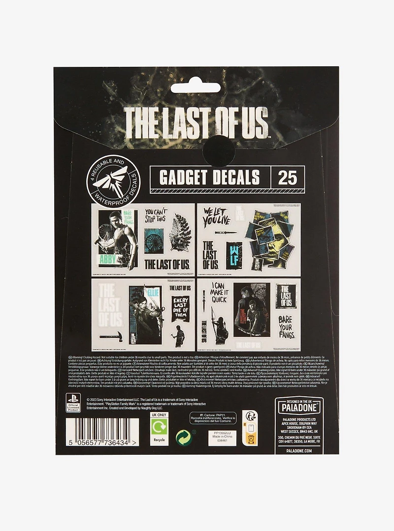 The Last of Us Gadget Decal Sticker Set