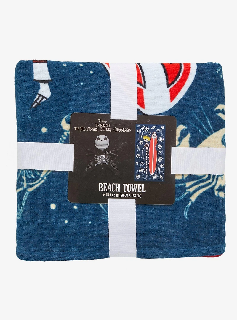 Disney The Nightmare Before Christmas Jack Skellington Beach Towel — BoxLunch Exclusive