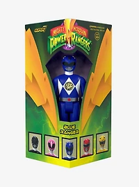 Super7 Mighty Morphin' Power Rangers ReAction Blue Ranger SDCC 2023 Exclusive Figure