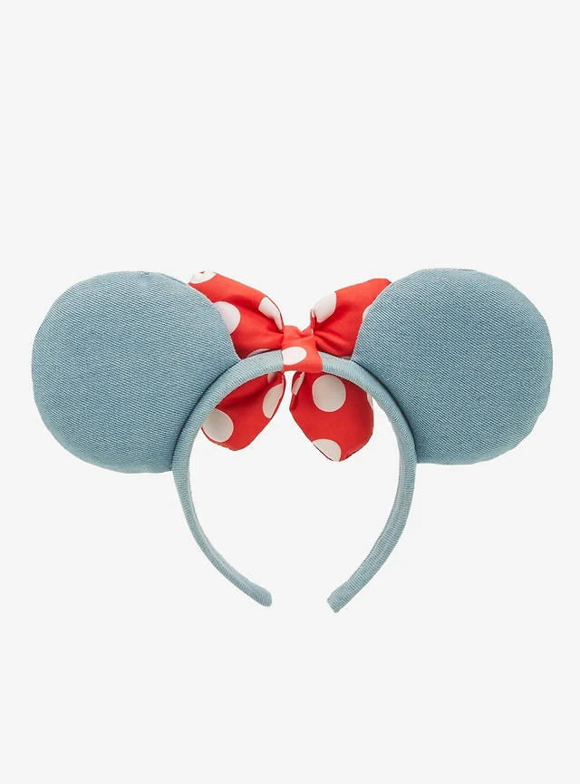 Minnie Mouse Disney Minnie Mouse Denim Ears Headband  display picture 2