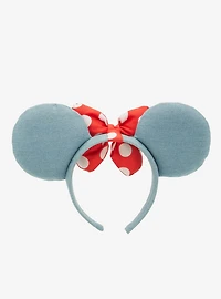 Disney Minnie Mouse Denim Ears Headband - BoxLunch Exclusive