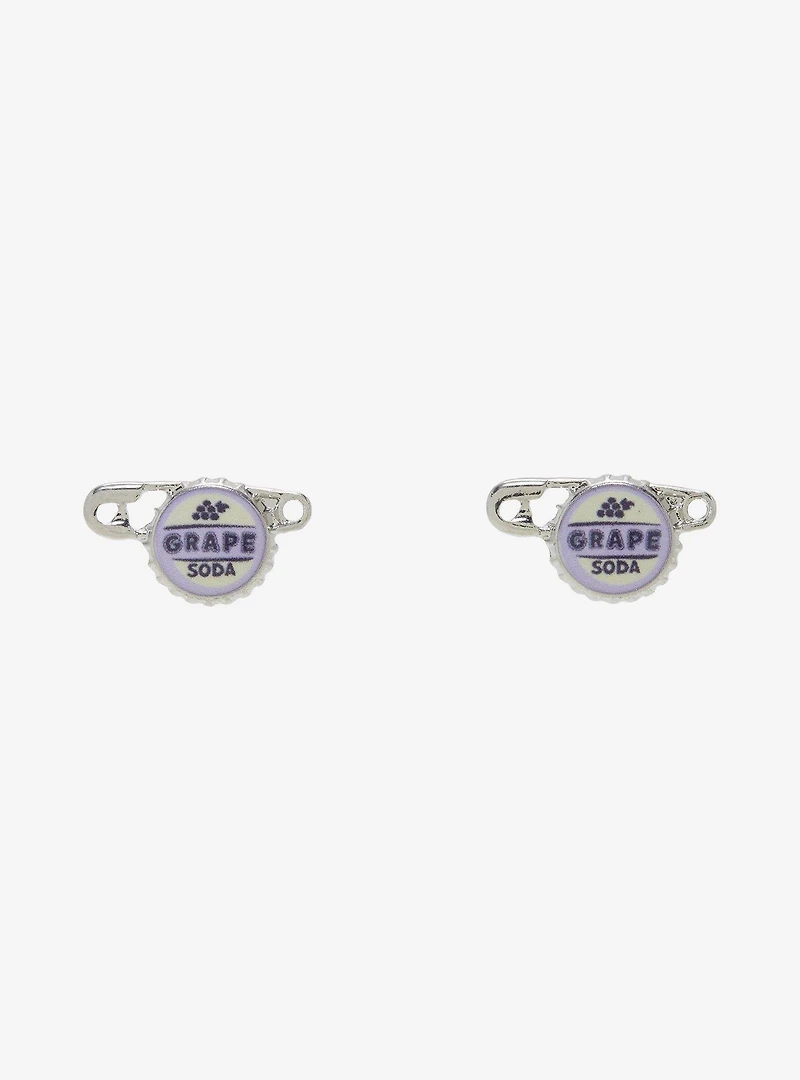 Disney Pixar Up Grape Soda Bottlecap Earrings