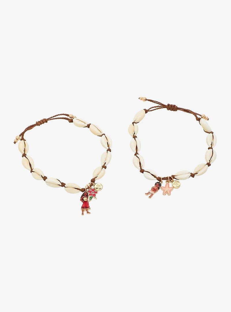 Disney Moana 2 Simea & Moana Shell Bracelet Set - BoxLunch Exclusive