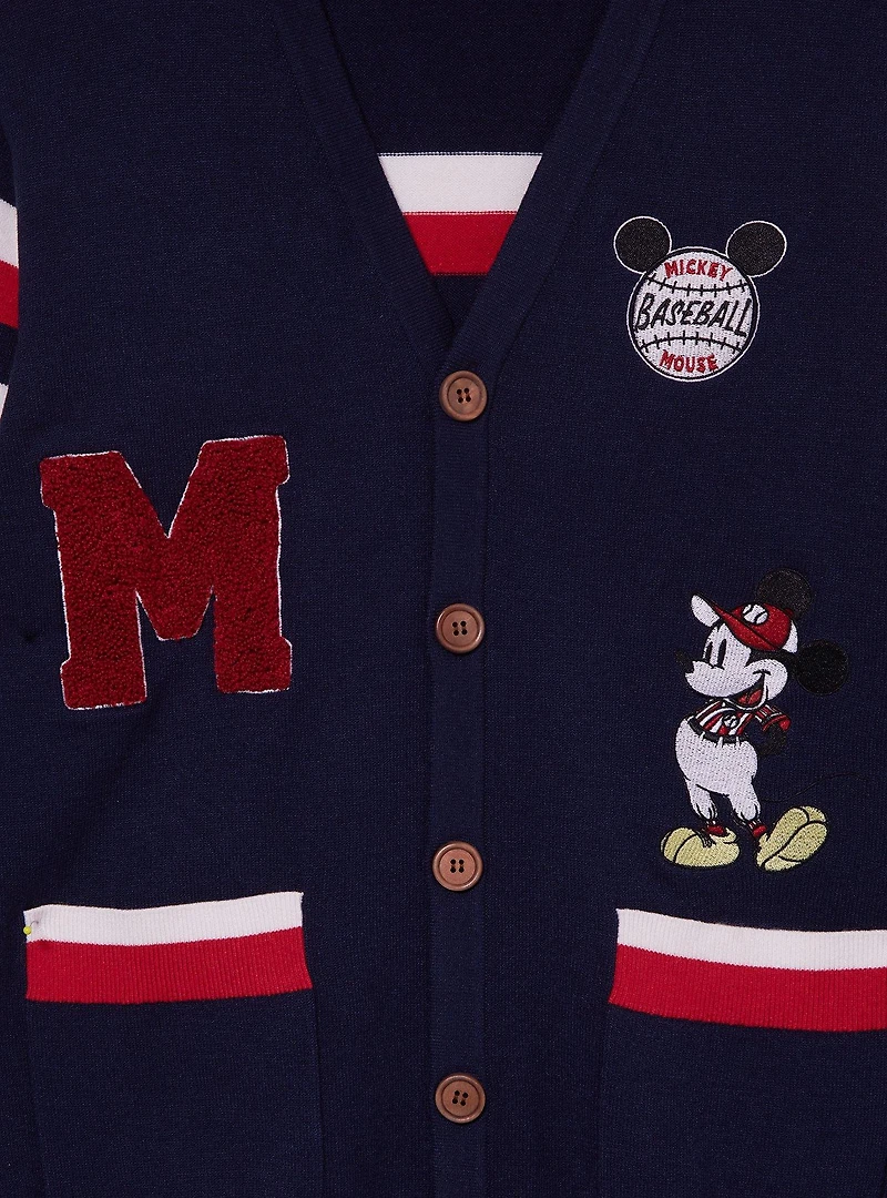 Disney Mickey Mouse Retro Baseball Cardigan — BoxLunch Exclusive