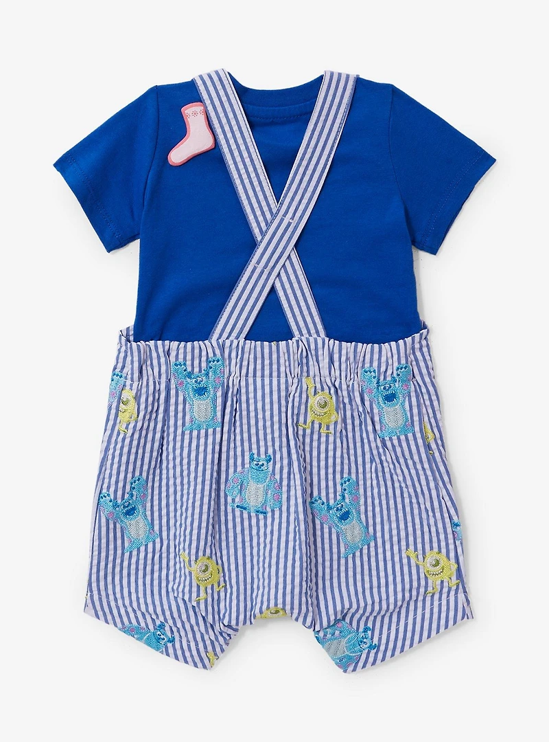 Disney Pixar Monsters, Inc. Mike & Sulley Infant Overall and Shirt Set — BoxLunch Exclusive