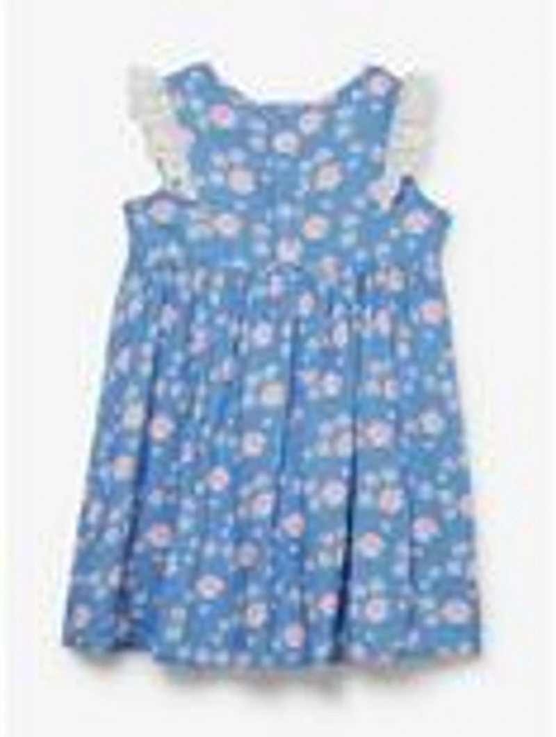 Disney Alice's Wonderland Bakery Mushroom Allover Print Ruffle Toddler Dress