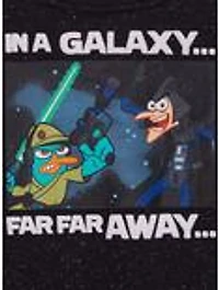 Disney Phineas and Ferb x Star Wars Duel Youth T-Shirt - BoxLunch Exclusive