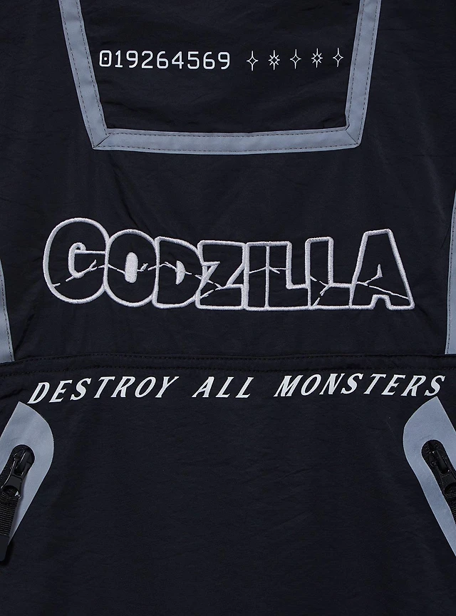 Godzilla Icons Quarter Zip Windbreaker Jacket - BoxLunch Exclusive