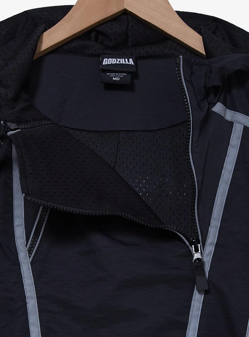 Godzilla Icons Quarter Zip Windbreaker Jacket - BoxLunch Exclusive