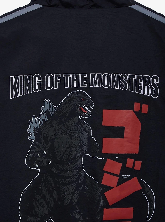 Godzilla Icons Quarter Zip Windbreaker Jacket - BoxLunch Exclusive
