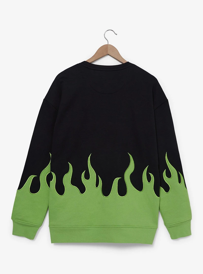 Godzilla Flame Panel Crewneck - BoxLunch Exclusive