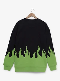 Godzilla Flame Panel Crewneck - BoxLunch Exclusive