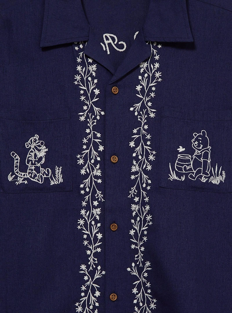 Disney Winnie the Pooh Embroidered Button Up — BoxLunch Exclusive
