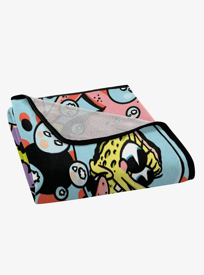 SpongeBob SquarePants Dance Patrick Micro Raschel Throw