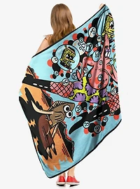 SpongeBob SquarePants Dance Patrick Micro Raschel Throw