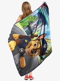 Paw Patrol Chase Your Dreams Micro Raschel Throw
