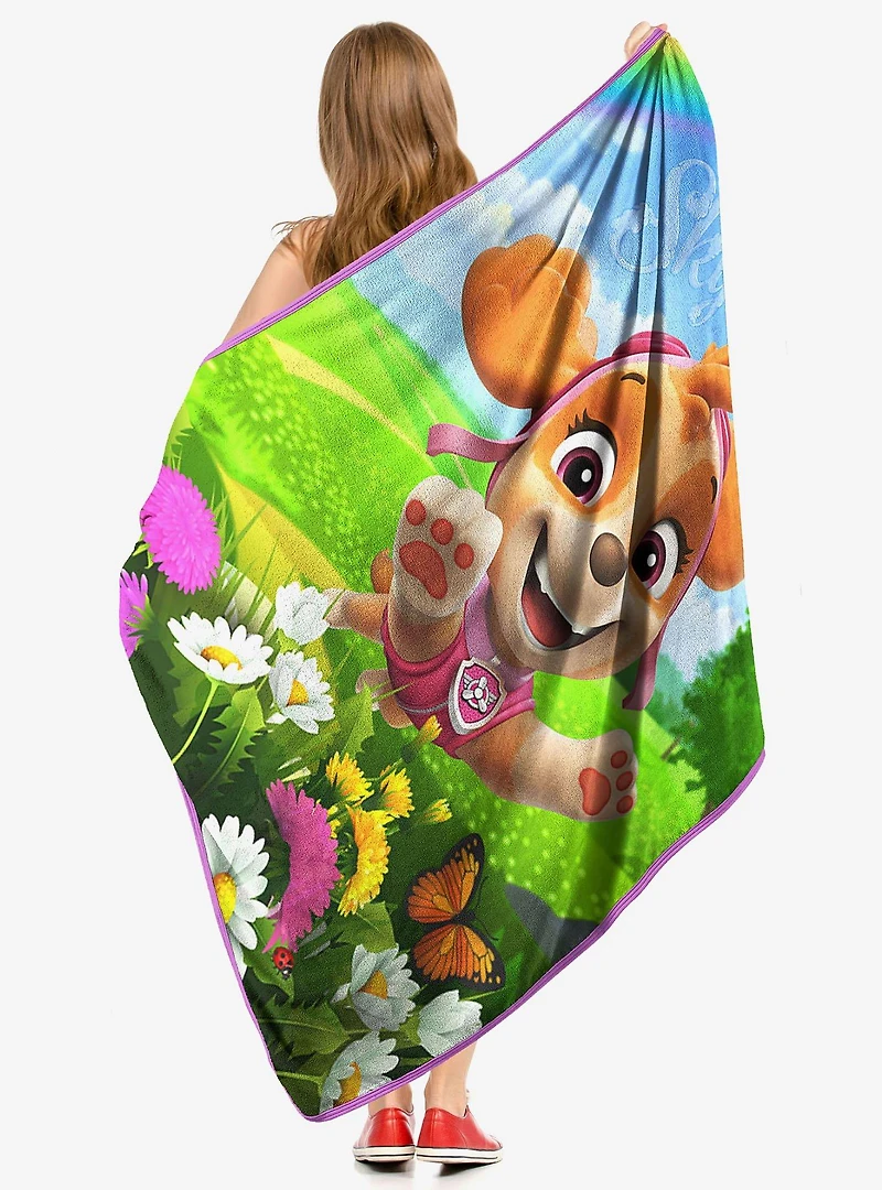 Paw Patrol Soaring Skye Micro Raschel Throw